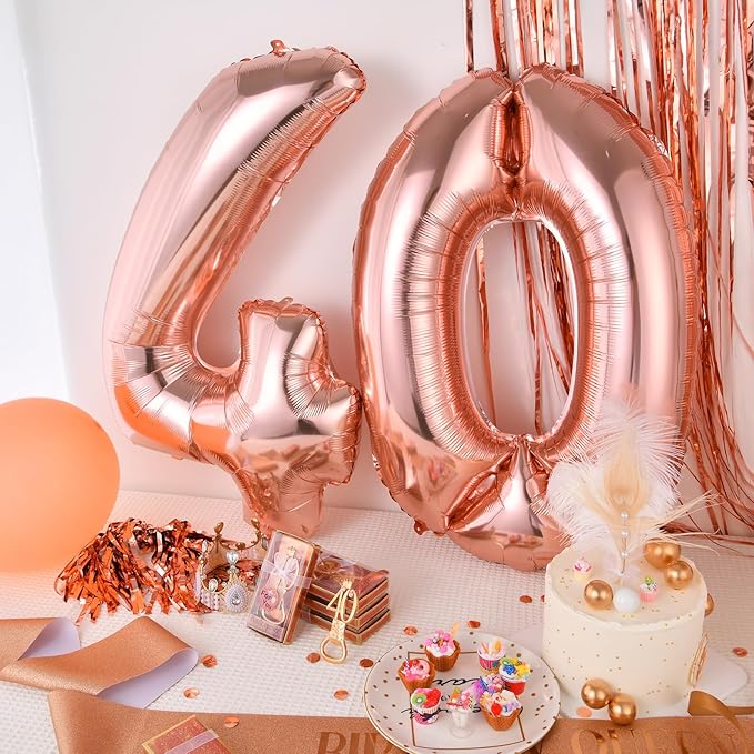 24 boxes of rose gold themed 40th birthday bottle openers favored for 40th wedding party gifts birthday party souvenirs or party decorations