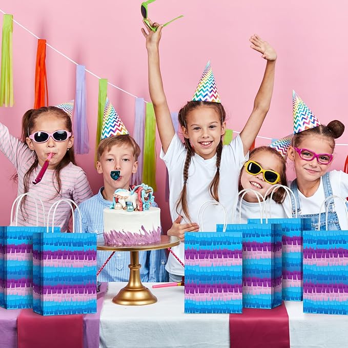 Epakh 24 Pcs Video Game Goodie Bags Anime Video Game Gift Bags with Handle Gamer Theme Party Supplies for Kids Boys Girls Gaming Themed Birthday Party Favors