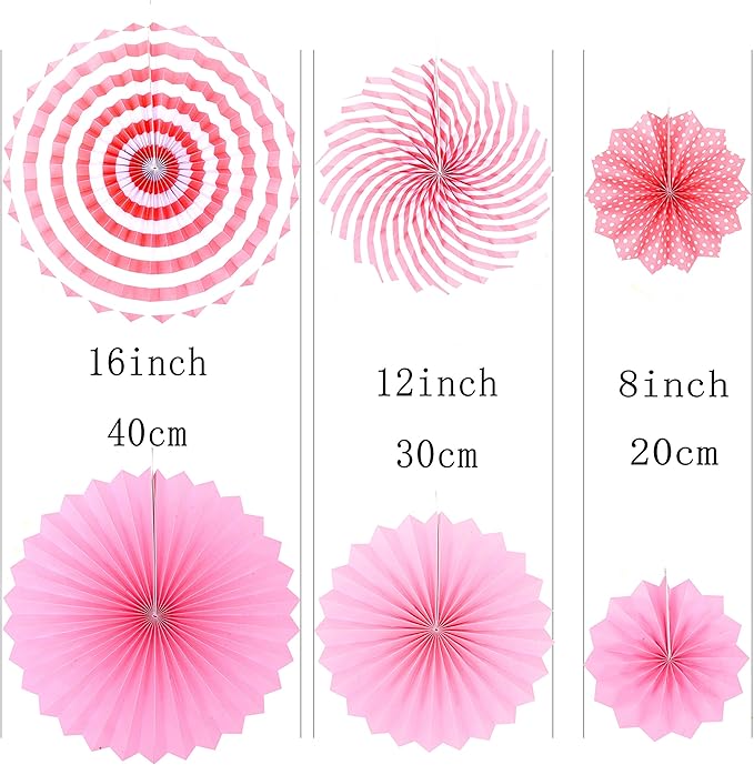 Gender Reveal Party Hanging Decorations - Boy or Girl Reveal Gender Baby Shower Birthday Party Carnival Party Ceiling Hangings Photo Booth Backdrops Props Decorations, 12pc