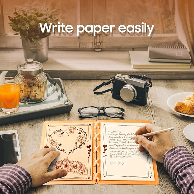 DEPLEE Cherry Wooden Cards with Unique Design for Father’s Day, Birthday or any Occasions, Happy Anniversary cards, Anniversary greeting Card to Show Appreciation for Fathers, Eco Friendly| 6x8 in…