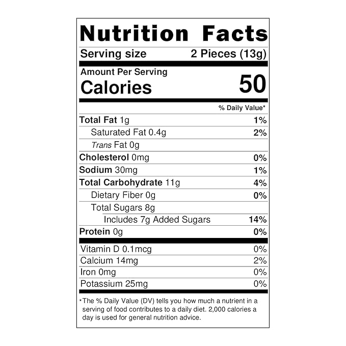 Holiday Special Soft Vanilla Caramel Chews - 6 lb - Chewy Old Fashioned Carmel Square Gourmet Candy Snack Bites - American Classic Vintage Candies - Individually Wrapped, 96 oz.