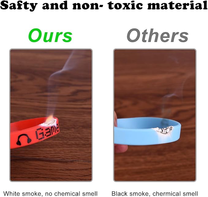 TUPARKA 18 Pcs Video Game Wristbands Rubber Bracelet Game Party Wristbands Supplies for Birthday Party Baby Shower Party Favors, 6 Styles