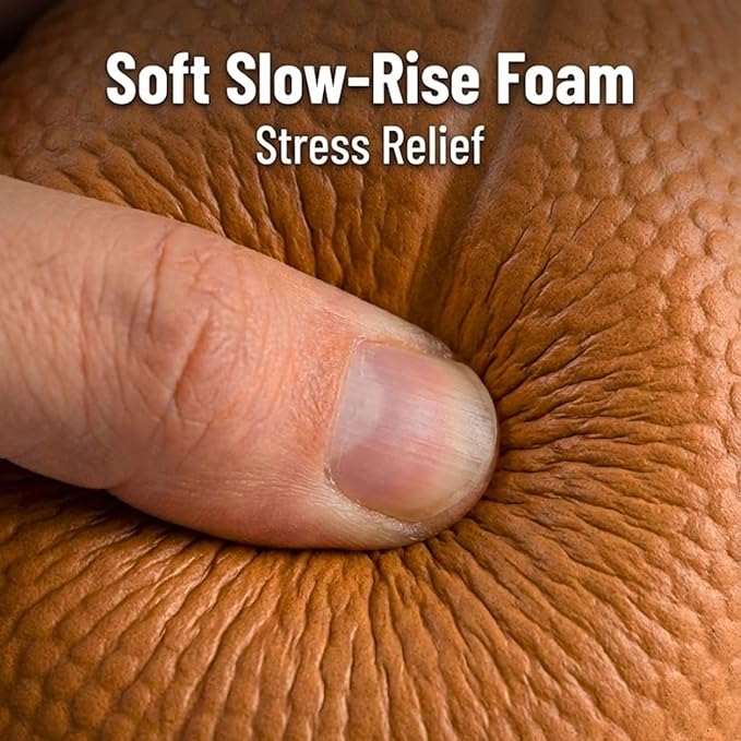 ALISSAR 20-Pack 3.4" Mini Football Stress Balls, Mini Foam Footballs for Football Party Superbowl Decoration, School Carnival Reward Gift