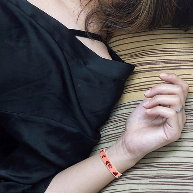 FSHANEE Pajama Sleepover Rubber Bracelets Party Supplies Pajama Party Favors Silicone Wristbands Pajama Themed Birthday Party Decorations Counts of 24