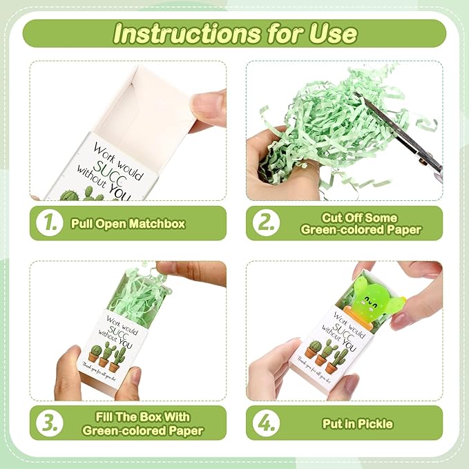 Wettarn 60 Sets Work Appreciation Gifts Cactus Stress Balls with Thank You Boxes Bulk Company Party Favors for Employee Coworker Staff Office Positive Relief Desk Decor, Luminous