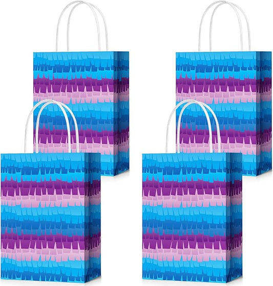 Epakh 12 Pcs Video Game Goodie Bags Anime Video Game Gift Bags with Handle Gamer Theme Party Supplies for Kids Boys Girls Gaming Themed Birthday Party Favors