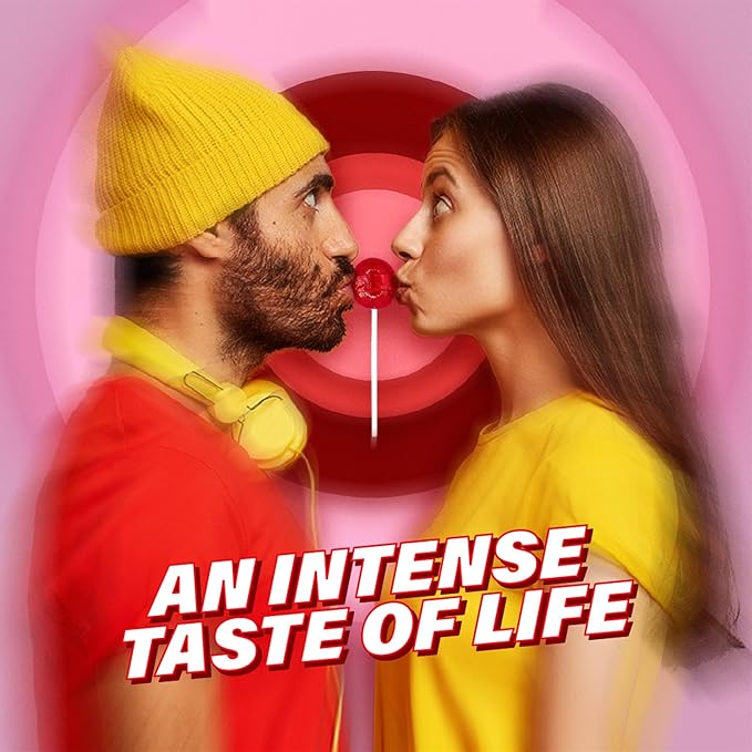 Colombina Bon Bon Bum Lollipops w/Bubble Gum Center, Strawberry Flavor, Individually Wrapped, Ideal for Party Favors and Gifts, 2 Pack (24 Count)