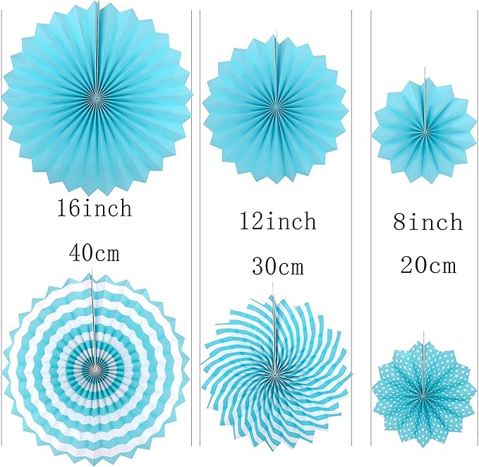 Gender Reveal Party Hanging Decorations - Boy or Girl Reveal Gender Baby Shower Birthday Party Carnival Party Ceiling Hangings Photo Booth Backdrops Props Decorations, 12pc