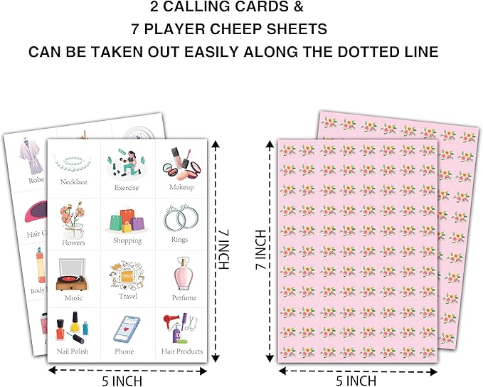 Wedding Bingo Cards, Bridal Shower Bingo Games for 24 Players, Wedding Games for Family Friends Large Group Activities, Wedding Bridal Shower Bachelorette Party Favors Supplies Decorations(22)