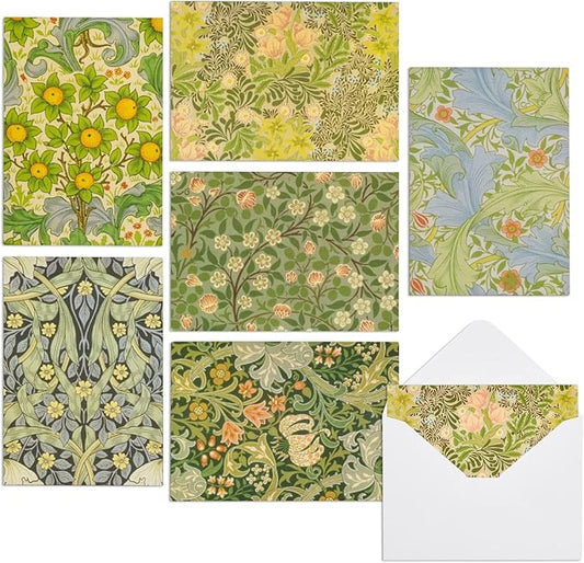 The Gifted Stationery Note Cards with Envelopes - 36 Pack, 5 x 3.5 In, Floral Pattern - Blank Inside Thank You Cards for All Occasion & Stationery Set